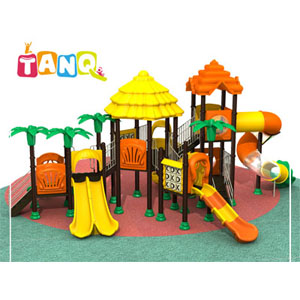 colorful outdoor playground slide in the park TQ-ZR1258